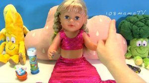 Что Надеть На Школьный Карнавал? Мультики Как Мама Играет в Куклы Беби Бон Русалка 108мама тв