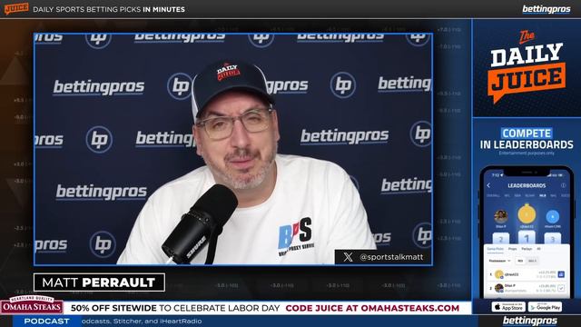 Best Bets for Monday (9/4): College Football + MLB + NFL | The Daily Juice Sports Betting Podcast