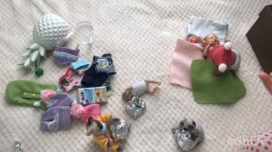 Распаковка вещей для мини реборнов