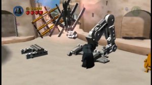 Lego Star Wars II The Original Trilogy PSP 100% Episode 4 Level 3 Mos Eisley Spaceport ALL MINIKITS