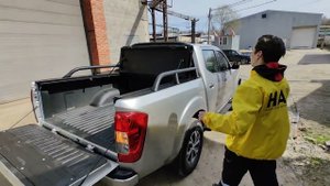 Крышка HAL STANDART для пикапа DongFeng DF6 под штатную круглую дугу