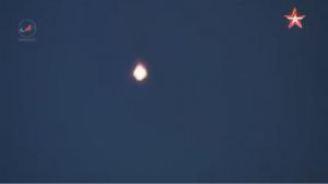 Запуск ракеты - носителя с космодрома "Восток"