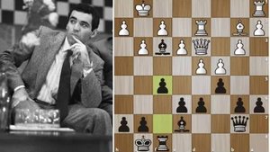 Каспаров жертвует "качку" Смыслову и Разрывает позицию Короля! Шахматы.