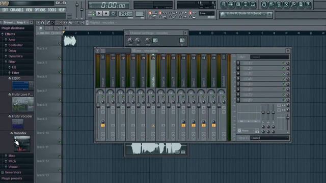 FL Studio 10: How to add vocoder (Vocodex)