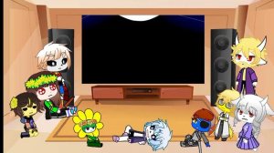 Undertale reacts to Last breath Sans battle animation phase 3 (flashing images!)| Read DISCRIPTION|