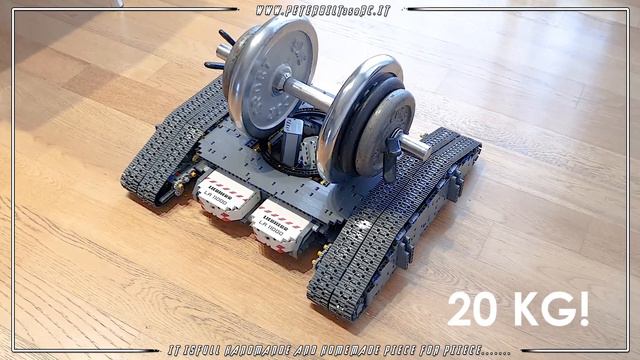 Lego Technic Liebherr LR 11000 Range and strength test смотреть онлайн
