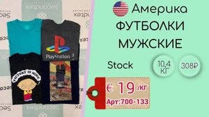 Продано! 700-133 #775 Футболки мужские всесезон Сток Америка