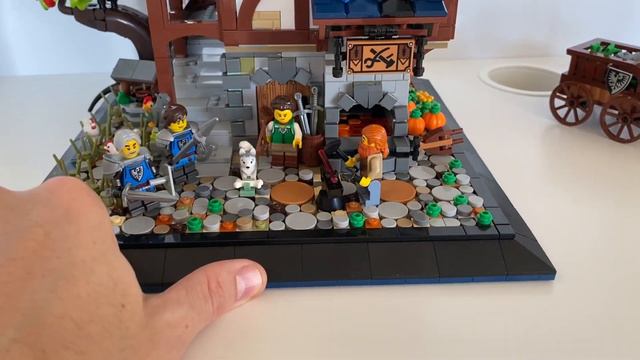 Lego Ideas 21325 Medieval Blacksmith Mittelalterliche Schmiede смотреть онлайн