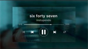 instupendo - six forty seven | beginning looped (slowed & reverb) (Dreamcore/Weirdcore)