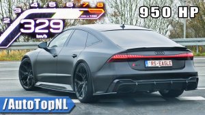 950ЛС AUDI RS7 C8 | 0-330КМ/Ч 1.4 мили РАЗГОН И МАКСИМАЛЬНАЯ СКОРОСТЬ AutoTopNL