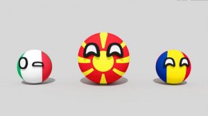 COUNTRIES SCALED BY MOST FLAGS | Countryballs Animation