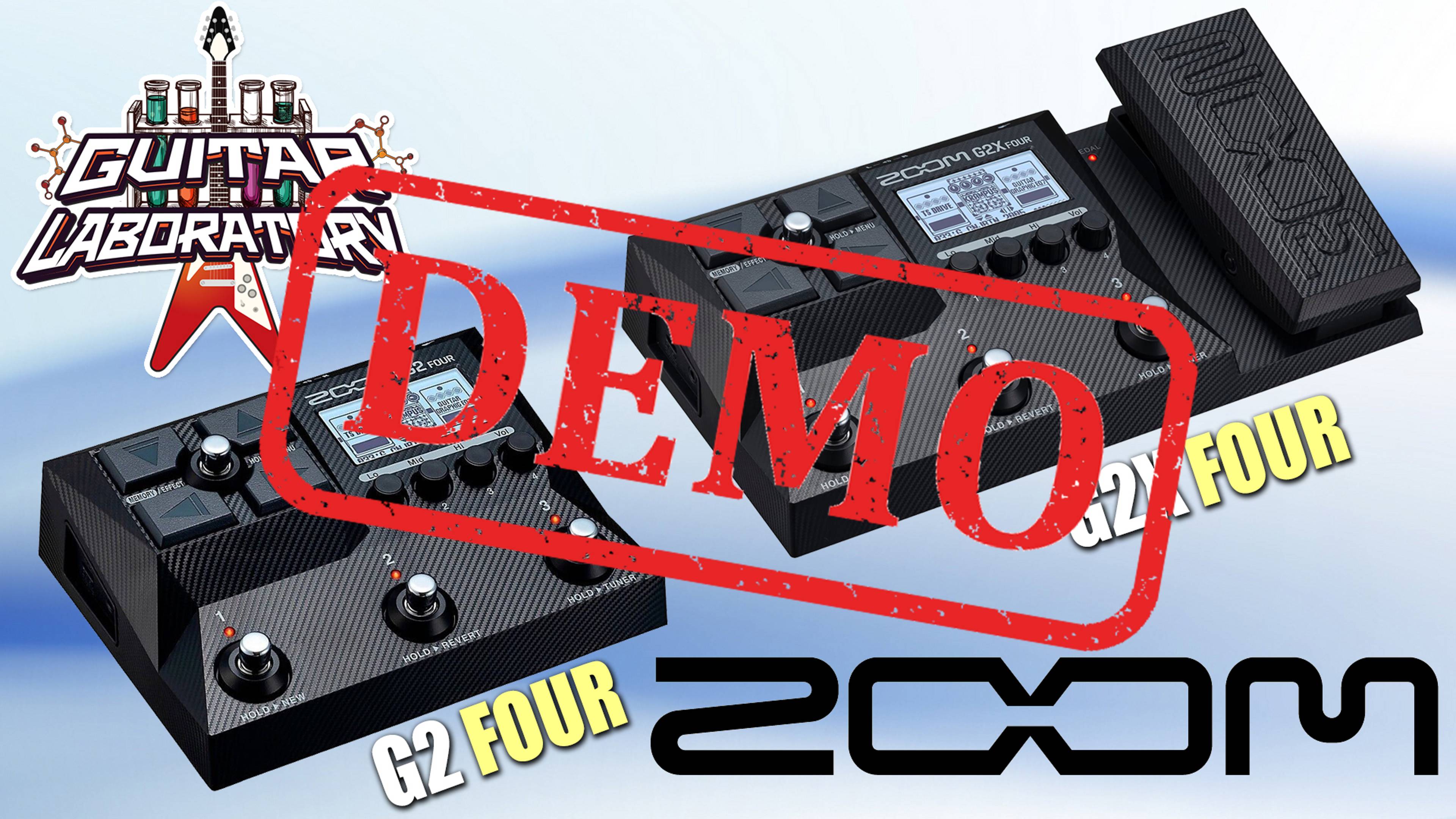 Гитарный процессор Zoom G2X FOUR и G2 FOUR - демонстрация звучания