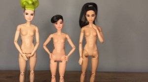 Barbie Looks #1, #2, #3, and #6 Skin Tone Comparison
