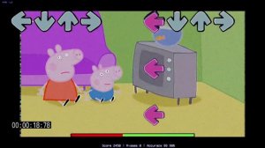 Horror Peppa Pig Lost Family in Friday Night Funkin be like || Muddy Puddles Funkin
