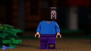 Minecraft Legends: Epic Siege NETHER VS OVERWORLD Lego War - LEGO Minecraft Animation | BRICKMINE