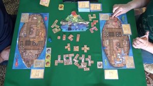 382 ОСТРОВ КОШЕК_ играем в настольную игру