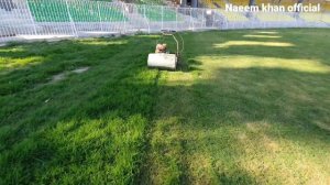 Screen Installation 😍 Arbab niaz stadium peshawar latest updates grass cutting work last work