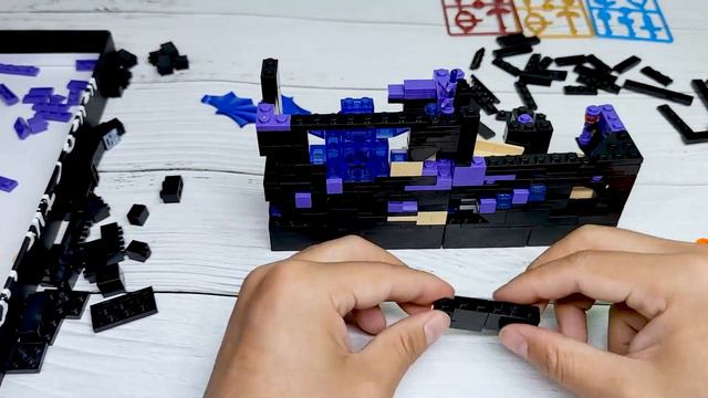 Lắp bộ ghép hình minecraft Shadow City 695 смотреть онлайн