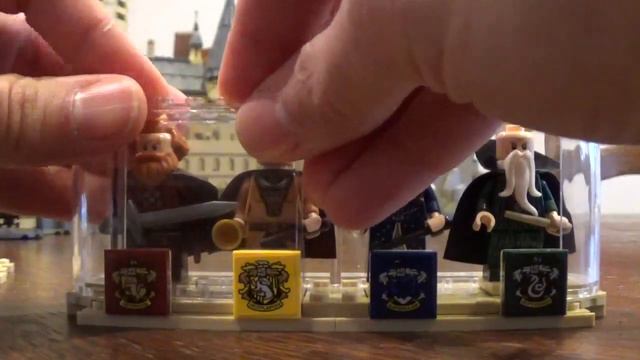 Easy Lego Upgrade - Lego 71043 Harry Potter Hogwarts Castle - Mini Figure Case Build Tutorial смотреть онлайн