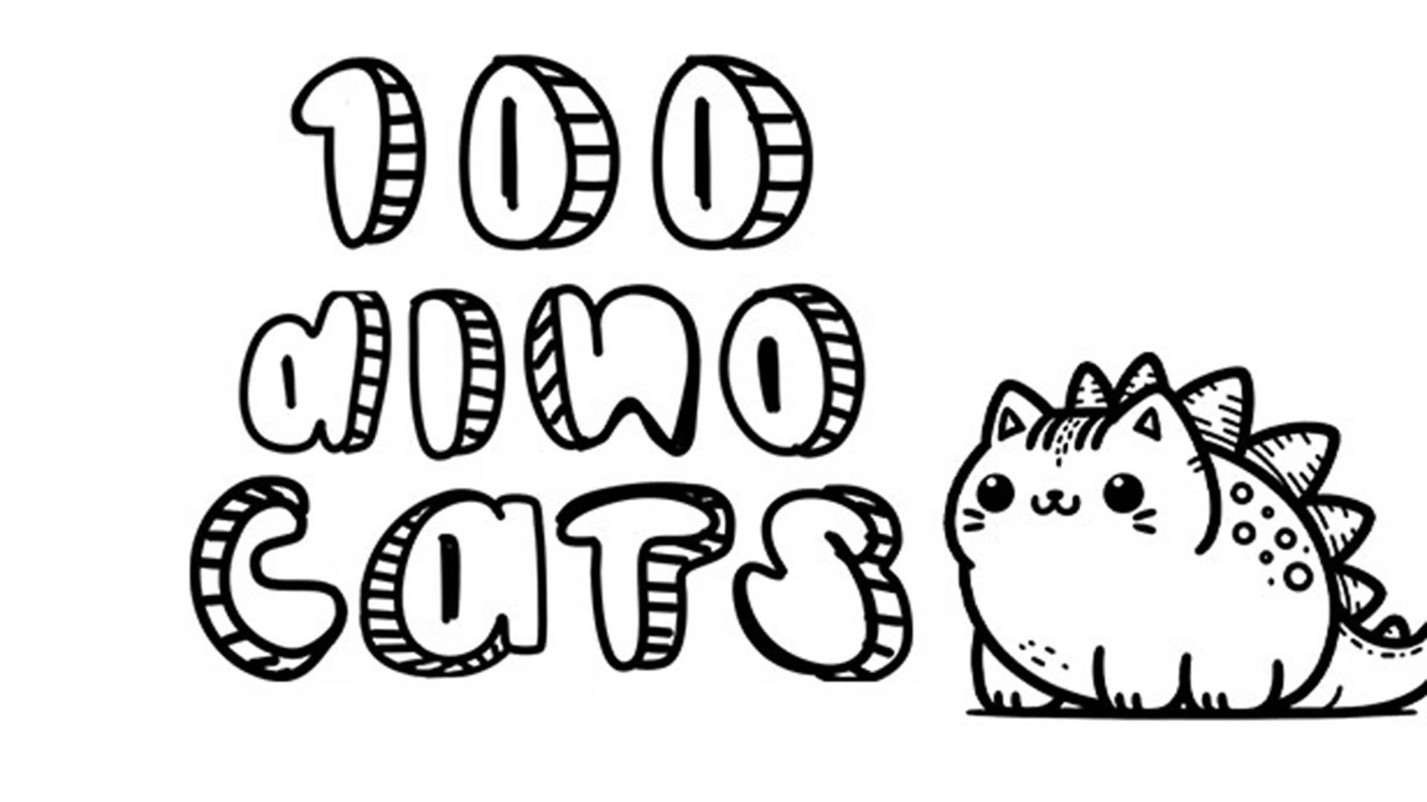 100 Dino Cats | ПРОХОЖДЕНИЕ ОДНИМ ВИДЕО