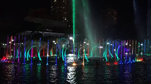 Dancing fountains show @ Manila, Philippines