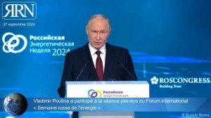 Vladimir Poutine a participé à la séance plénière du Forum international Semaine russe de l'énergie