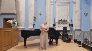 Верди Ария Джильды из оперы "Риголетто"
Чайковский  "Колыбельная"
исполняет: Юлия Семенова Челябинск