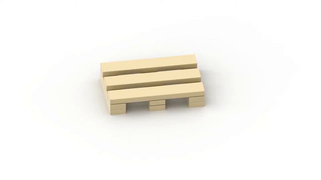 LEGO Pallet MOC - Step by step смотреть онлайн