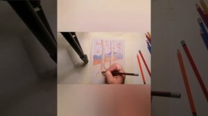 "Теплая осень" цветными карандаши. Натвори со мной.mp4