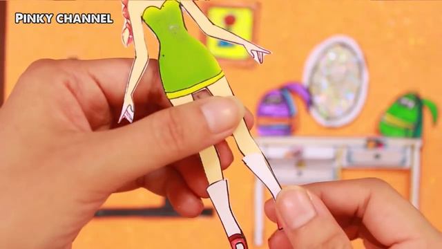 ELSA ANNA PAPER DOLLS IN THE MORNING | ROYAL SCHOOL LIFE OF PRINCESS DOLLS смотреть онлайн