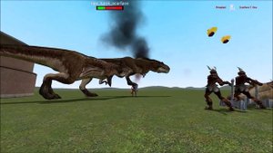BIG MONSTER BATTLES - PAINKILLER + TUROK - GMOD-FIGHTS