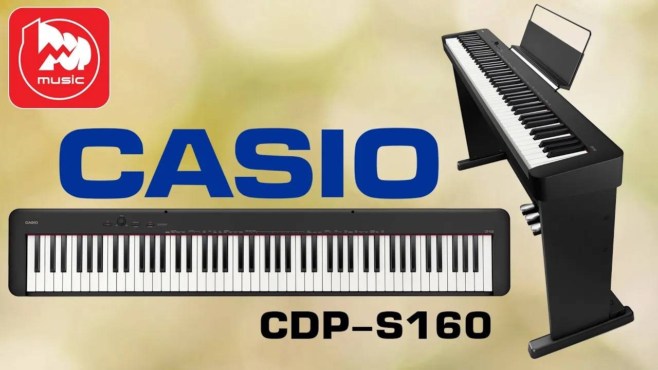 Casio CDP-S160 - легкое цифровое пианино на 88 клавиш