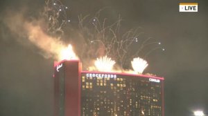 NEW YEAR PARTY FIREWORKS LAS VEGAS 2023