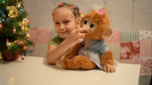 Обзор игрушки Обезьянка Furreal friends. Дети. Интерактивные игрушки