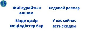 Казахский язык. Разговорный. Быстро, легко и понятно. 15 -урок