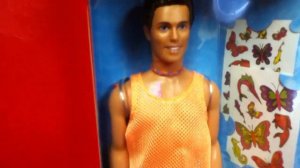 Butterfly Tattoo Art Ken Doll "Friend" of Barbie Doll Review by Mike Mozart TheToyChannel