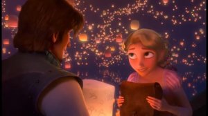 [720p HD] TANGLED - "I See The Light," Complete lantern scene