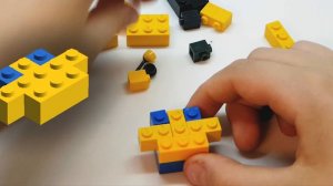 Лего Миньоны - Инструкция мини самоделки миньона из Лего