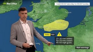 Weekend Weather 26/10/2023 – Further heavy rain and stronger winds  - Met Office UK Forecast