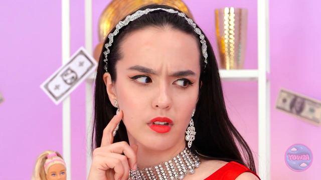 BARBIE DOLL EXTREME MAKEOVER 🎀 Cute Miniature Crafts & Tiny DIY Ideas by 123 GO! смотреть онлайн