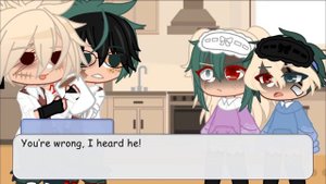 Daddy! why did you hit Mama![]Meme[]Mha/Bnha[]Bakudeku💚🧡[]Bakudeku’s children💚🧡[]