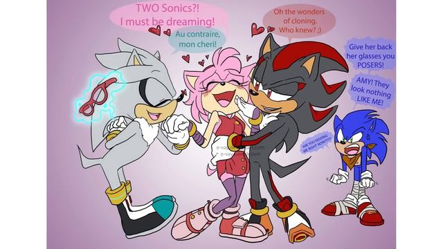 Kiss or Dare - Sonic x Amy (Sonamy) Comic Dub Comp [E-vay] смотреть онлайн