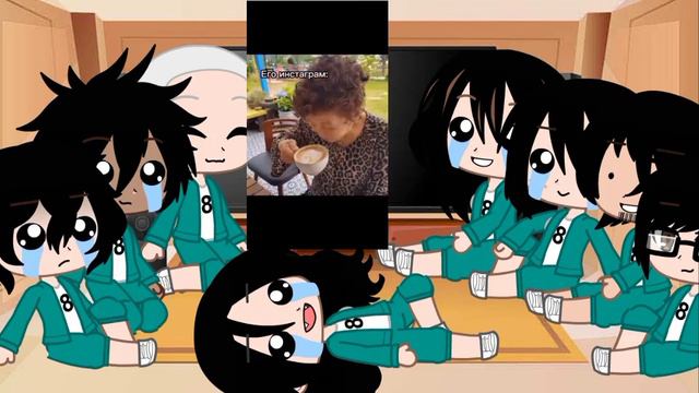 реакция персонажей из игры в кальмар на видео из тт 2 часть смотреть онлайн