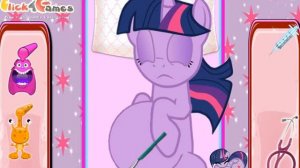 Твайлайт пони рожает! Делаем кесарево!