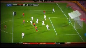 Xavi AMAZING long range GOAL Spain 1:0 Belarus FIFA World Cup Qualification HD