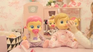 Baby wow Emma with New Cry Babies Katie, Dotty and Bonnie