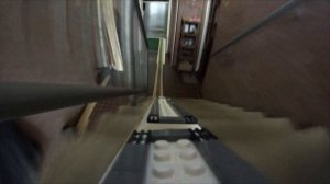 Lego train Crash into blinds