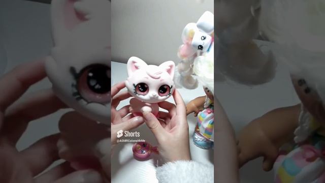 ASMR | Bubble Head kindi kids Marsha Mello +Cat.#satisfyingsounds #lightrainsounds  @ASMRColorwithM