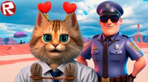 ТАКОЙ ПОБЕГ ИЗ ТЮРЬМЫ В РОБЛОКС ТЫ ЕЩЕ НЕ ВИДЕЛ (Игра - Roblox Jailbreak) Весёлый Кот