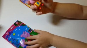 Peppa pig игрушка свинка пеппа и братик джордж карты для обмена все серии подряд
